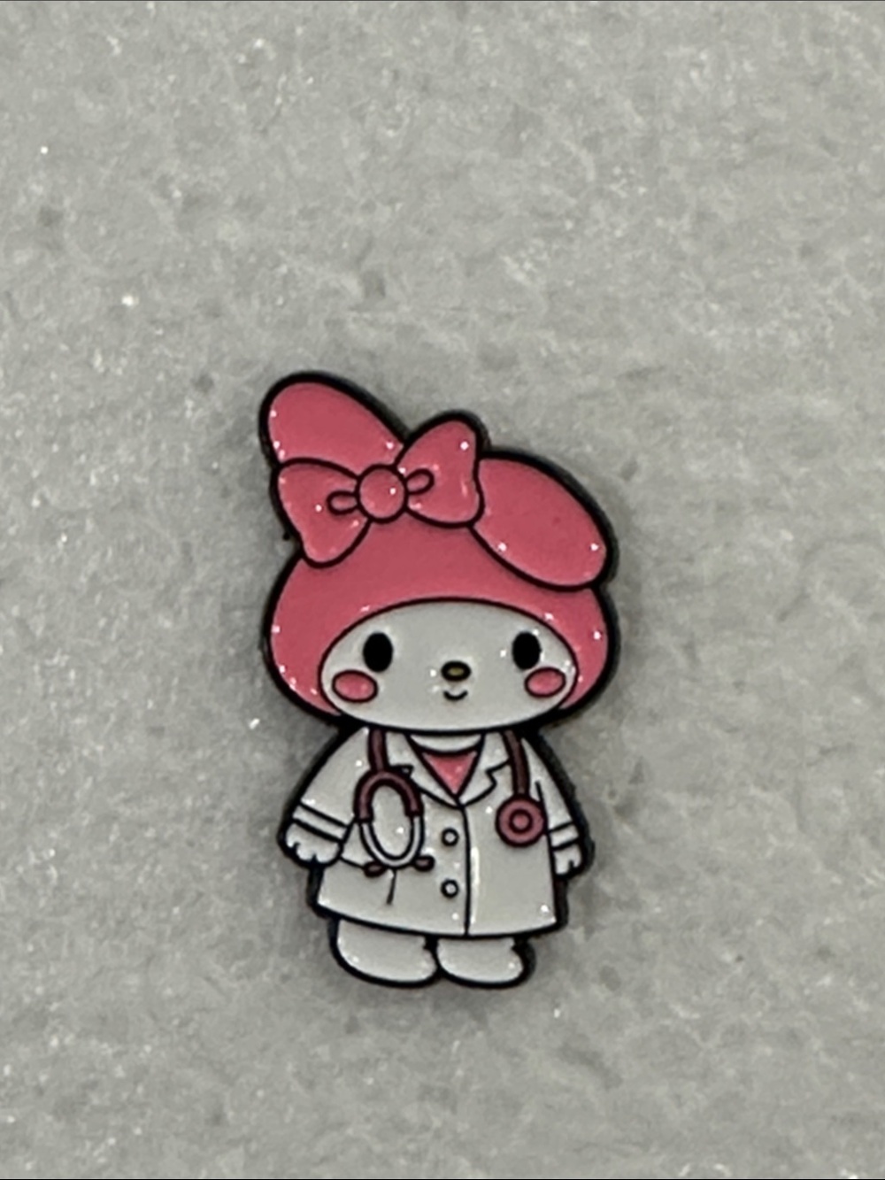 Sanrio My Melody Pink and White Doctor Enamel Pin